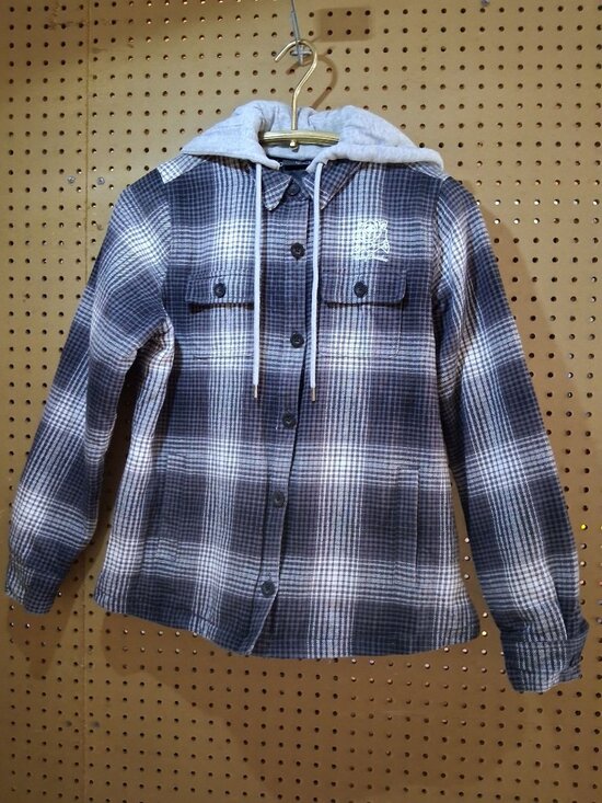 Harley-Davidson Other - Harley-Davidson Womens Hooded Flannel Jacket With Quilted Lining